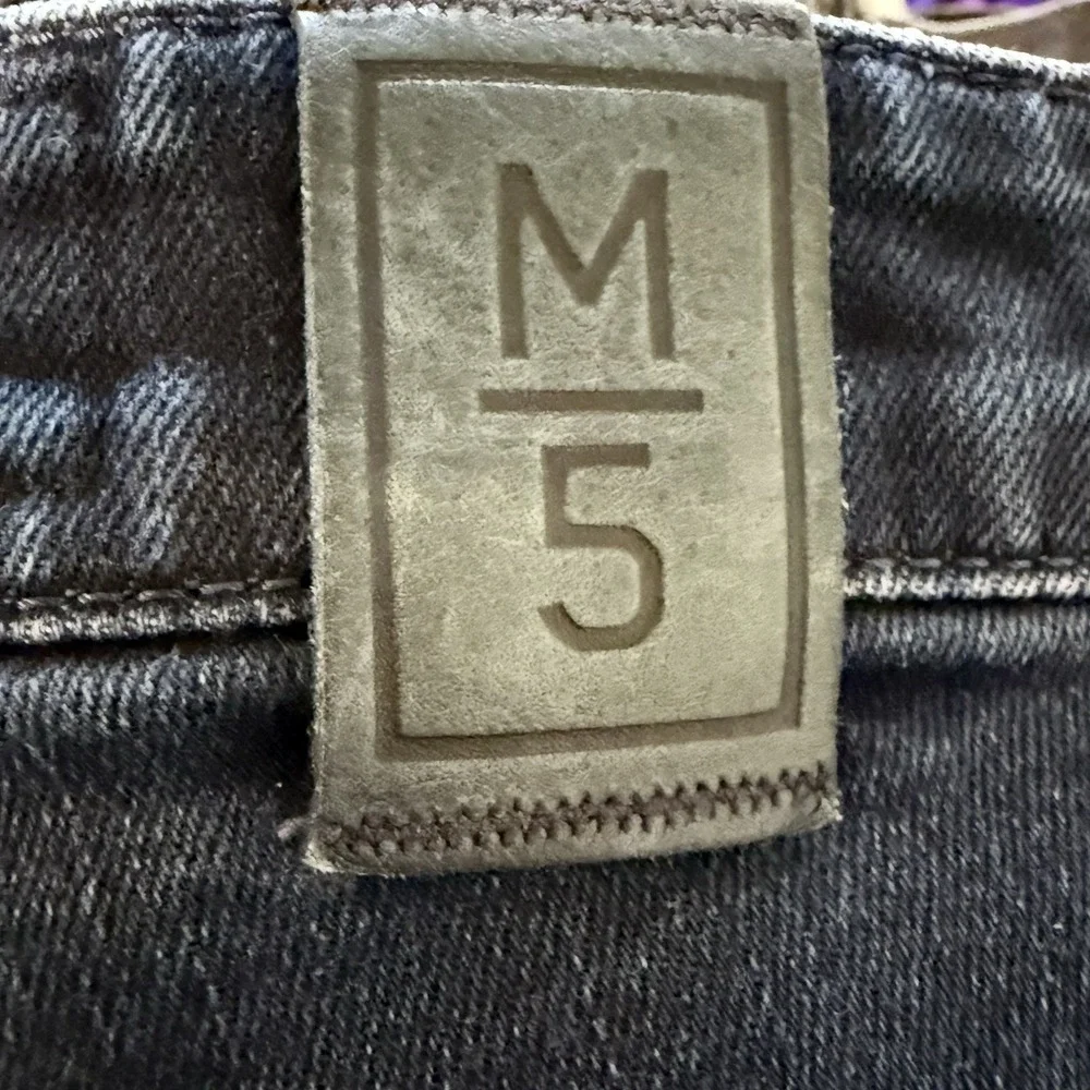 M5 By Meyer AJ ADRIAN JULES Regular Super-Stretch Denim‎ Black Jeans 38x32